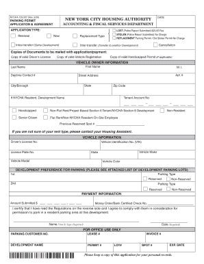 nyc housing application forms